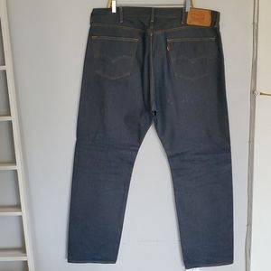 Used Men's Blue Levi's 501 Jeans (Unwashed)